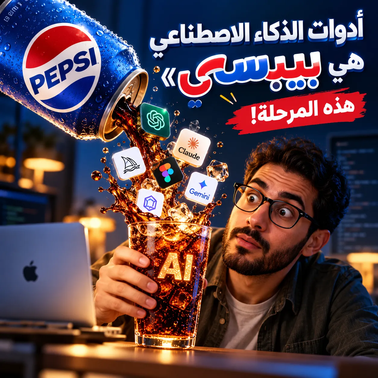 أدوات الذكاء الاصطناعي هي «بيبسي» هذه المرحلة!